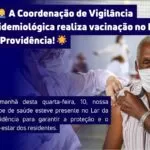 A Coordenação de Vigilância Epidemiológica realizou vacinação no Lar da Providência!