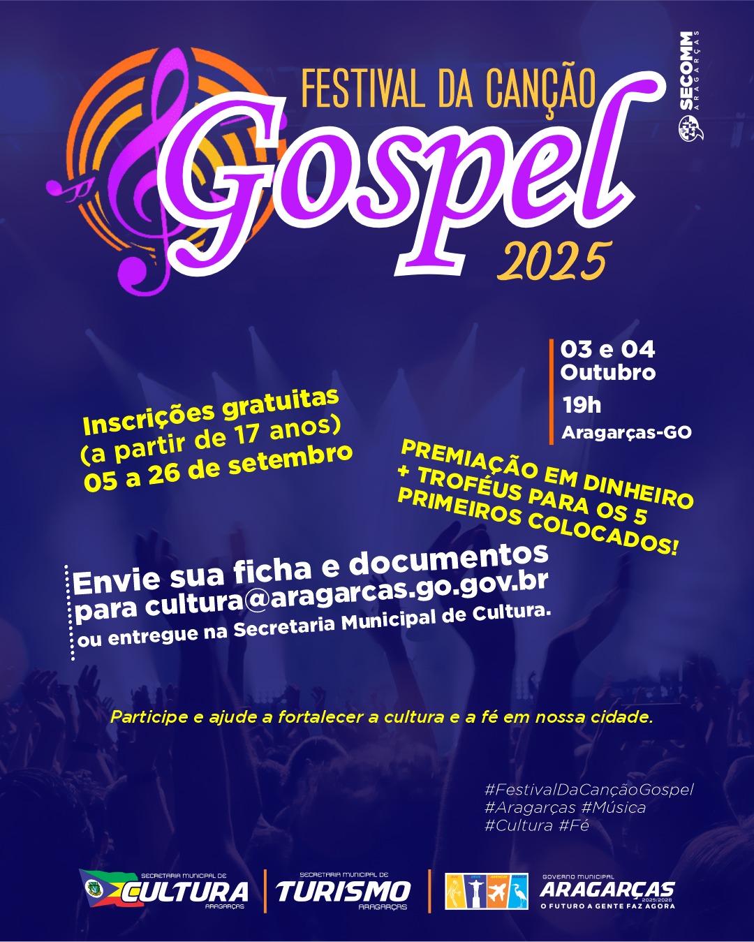 Festival da Canção Gospel 2025 em Aragarças